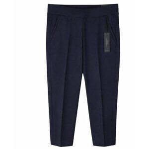 Lane Bryant Size 10/12 Womens Navy Business Casual Ponte Straight Leg Pants